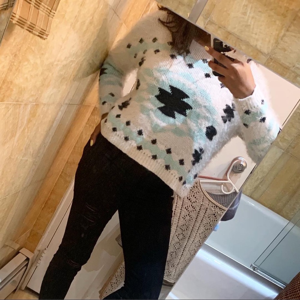 Fuzzy sweater
